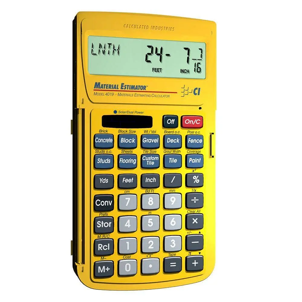 Calculated Industries Material Estimator Calculator