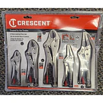 Crescent 5 Piece Curved and Long Nose Locking Plier Set - CLP5SETN-08