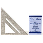 Swanson Tool Co Speed Square with Plain Markings & Swanson Blue Book  Model T0101