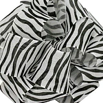 Offray Multi-coloured Zebra Print Patterned Ribbon | 22m X 39mm