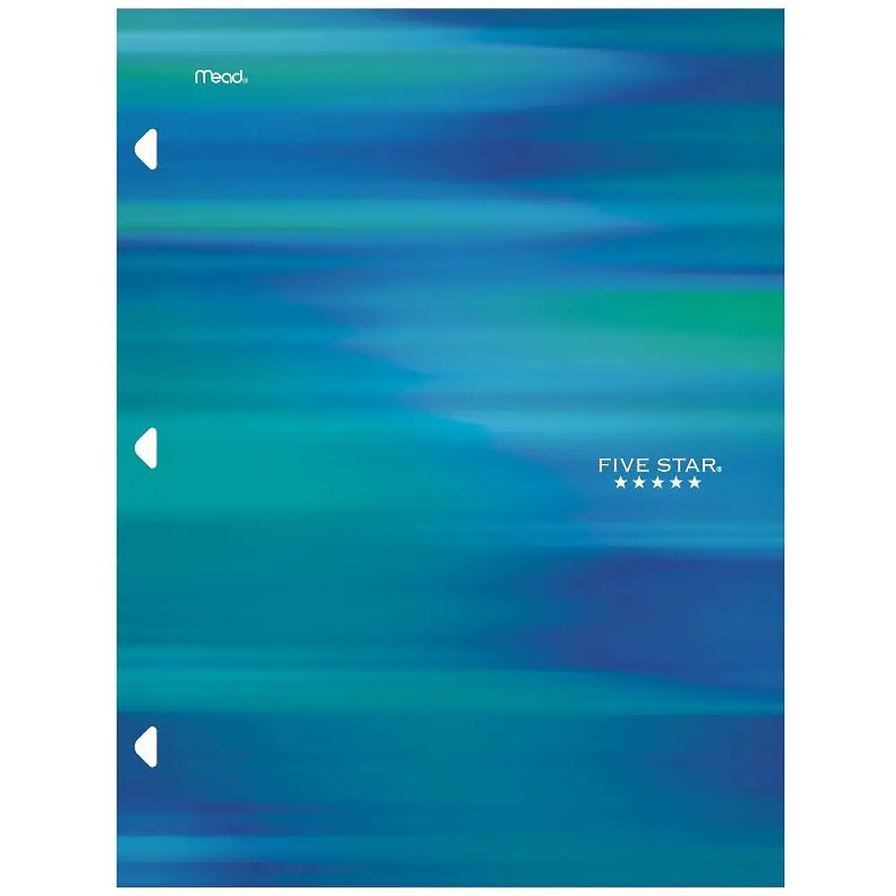 Five Star 4 Pocket Paper Folder Airspun Portfolio