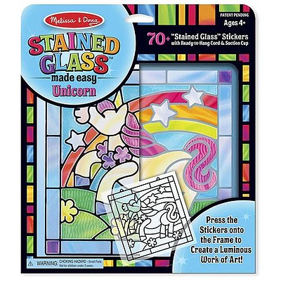 Melissa & Doug Stained Glass - Unicorn