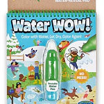 Melissa & Doug Let’s Explore Water Wow! Seasons Water-Reveal Pad – Reusable On the Go Travel Activity - FSC Certified