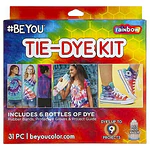 Duncan #BEYOU Tie Dye Kit Assortment with Six Easy-Squeeze Bottles  Perfect For Solo Projects and Family Fun  5 Colors