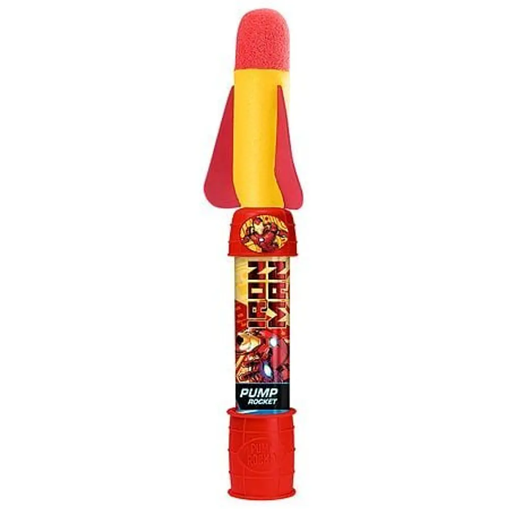 Marvel Avengers Iron Man Pump Rocket Toy