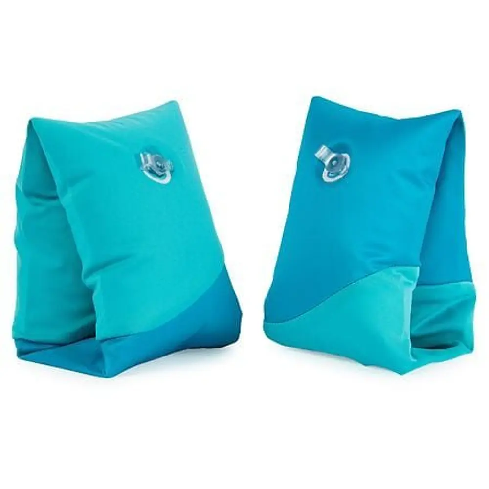 SwimWays Swim Step 3 Teal Green Swimming Pool Flotation Soft Arm Swimmies