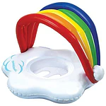 Swim School BABY Float RAINBOW Cloud 6-18 Month Level 1 POOL Seat UPF50 Top