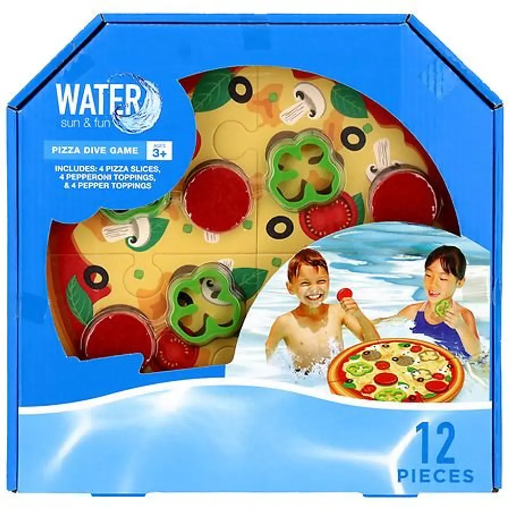 Water Sun & Fun Pizza Dive Game - 1.0 set