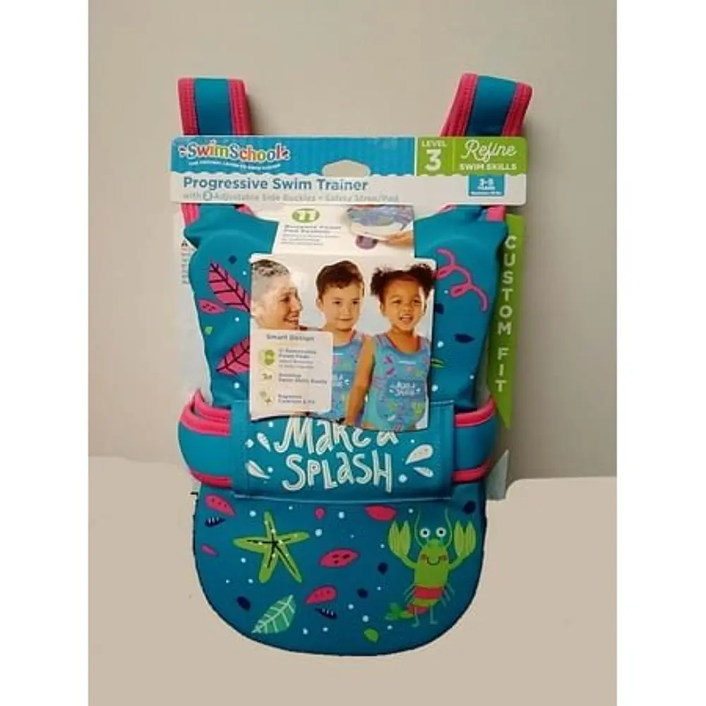 SwimSchool Progressive Swim Trainer with Adjustable Side Buckles