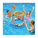 Sun  N Fun 2 In 1 Inflatable PVC Basketball Football Pool Game