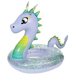 PoolCandy Glitter Dragon Unisex Pool Ring Float  Pvc  Purple  40
