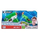 ZURU Soaker Water Twin Pack Blasters and Foam Play  Shoots 16 Feet  2 pieces