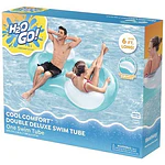 Bestway Double Ring Float Swimming Pool Lounge, 1-Pack