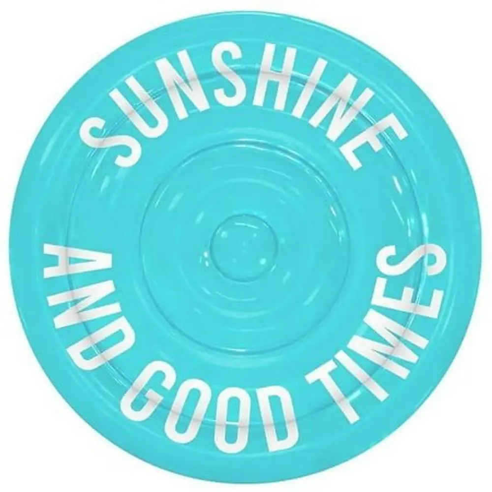 Sunshine and Good Times Pool Candy Inflatable Pool Island Circular Float 60 Dia