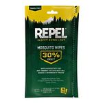 Repel Insect Repellent Mosquito Wipes 30% DEET  15 Count