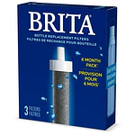 Brita Water Bottle Replacement Filters  2 Month Filter Life  Compatible with All Brita Filtered Water Bottles  3 Pack