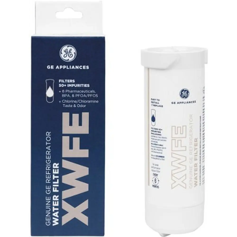 GE Appliances XWFE Replacement Refrigerator Water Filter: Filters Pharmaceuticals, Atrazine, Mercury, Lead, Pesticides