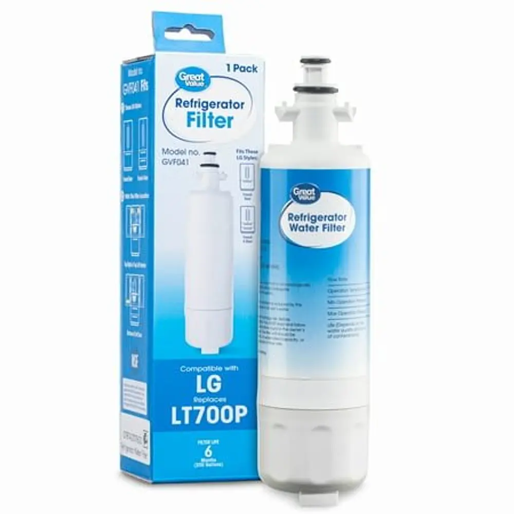 Great Value Replacement Refrigerator Water Filter  LG LT700P and Kenmore 46-9690  1 Pack