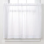 CHF & You Crochet Tailored Kitchen Curtains  Set of 2  Adult