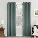 Sun Zero Nolan Energy Efficient Blackout Grommet Curtain Panel  40 X63   Mineral