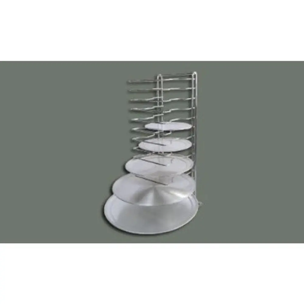 Winco APZT-1015 15-Slot Aluminum Pizza Pan Rack