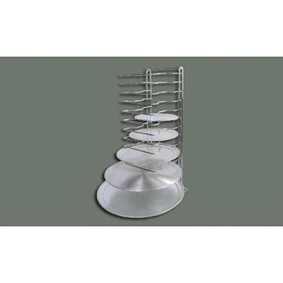 Winco APZT-1015 15-Slot Aluminum Pizza Pan Rack