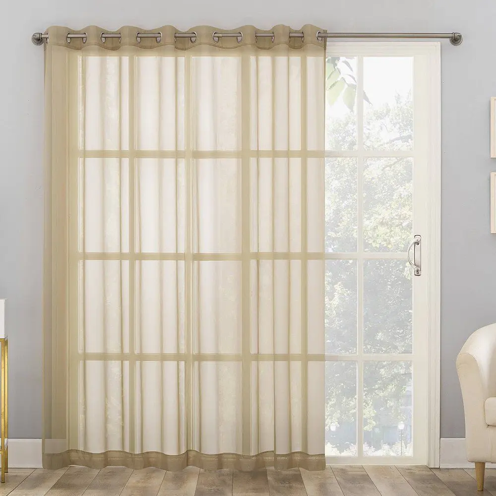 No. 918 Juliette Voile Sheer Rod Pocket Curtain Panel (Single Curtain Panel Only)