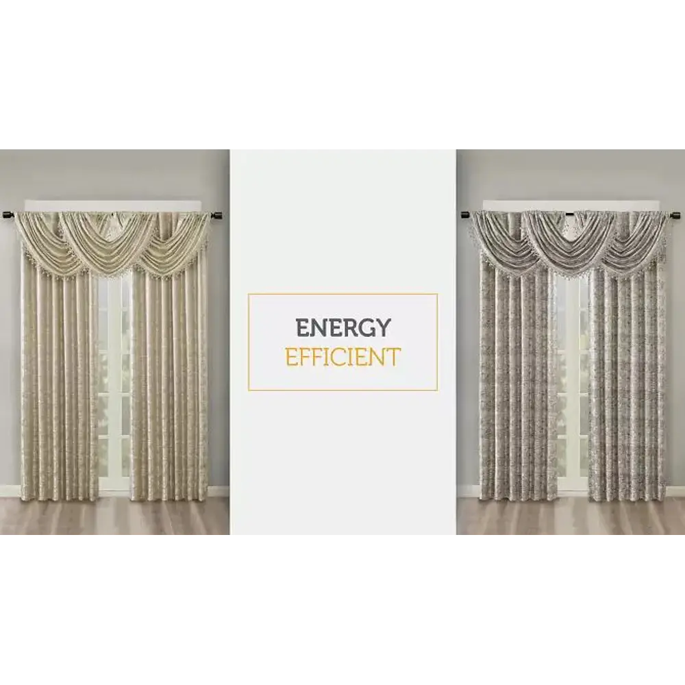 Laurent Printed Blackout Jacquard Curtain