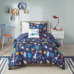 Twin Ultra Soft Bryson Galaxy Outer Space Kids' Comforter Set: Mi Zone Space Bedding, Hypoallergenic, 3-Piece, Twin
