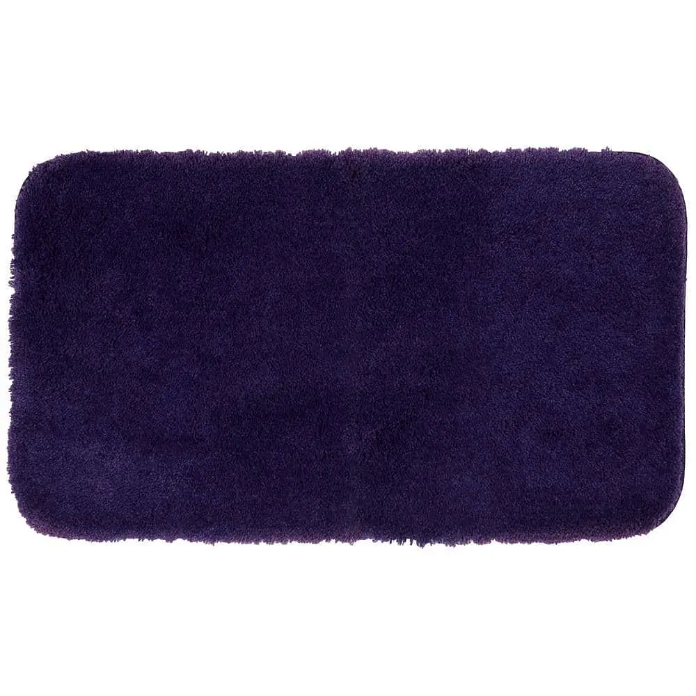 Mohawk Home Pure Perfection Nylon Bath Rug Scatter  Plum 1 5  x 2