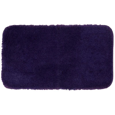 Mohawk Home Pure Perfection Nylon Bath Rug Scatter  Plum 1 5  x 2
