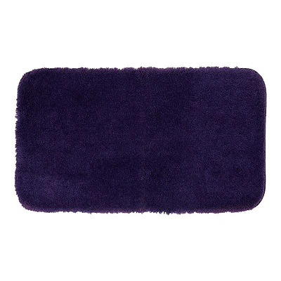 Mohawk Home Pure Perfection Nylon Bath Rug Scatter  Plum 1 5  x 2
