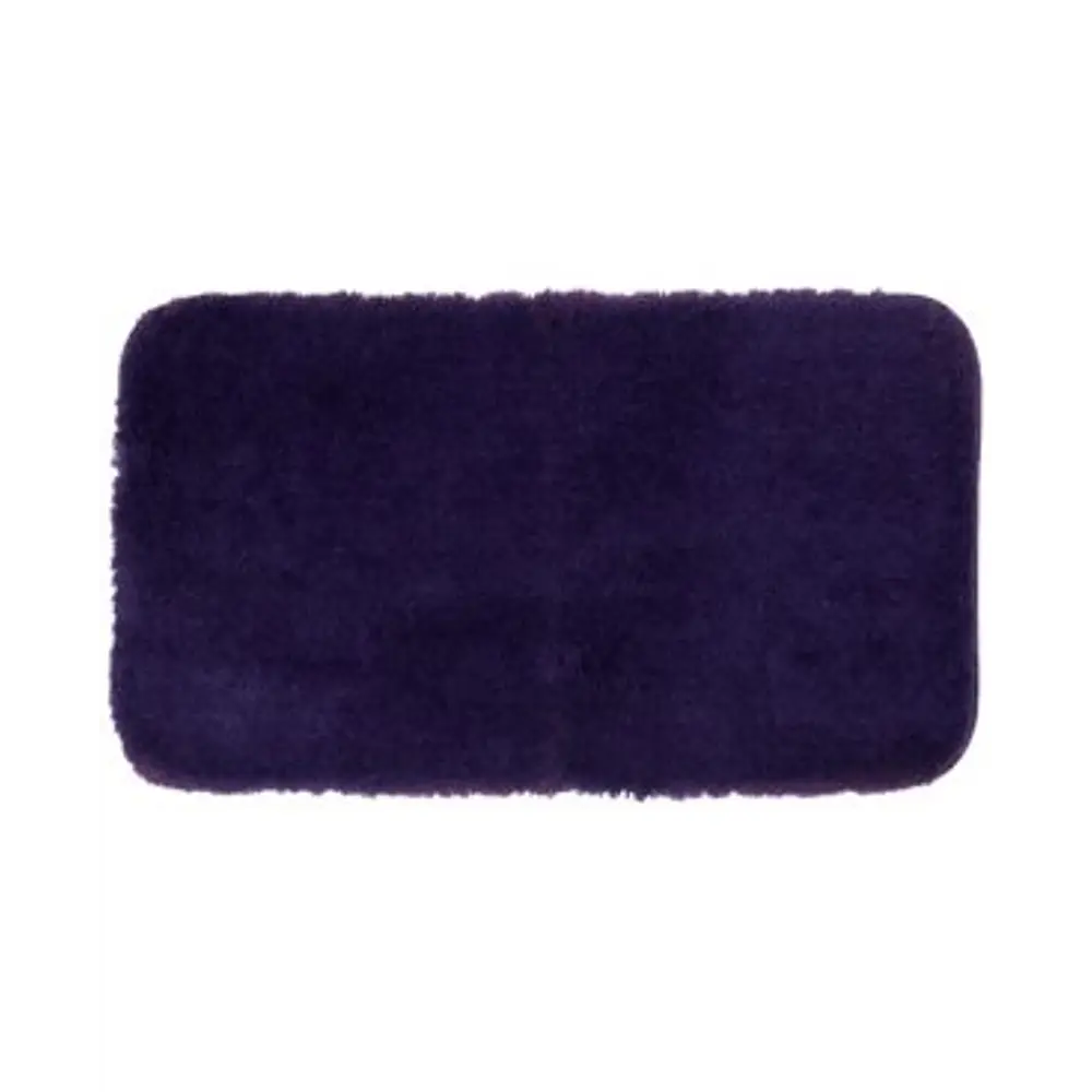Mohawk Home Pure Perfection Nylon Bath Rug Scatter  Plum 1 5  x 2