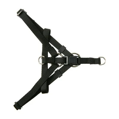 Vibrant Life Nylon Step-in Dog Harness  Black  S