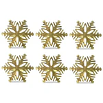 Gold Snowflake Napkin Ring (Set of 6)
