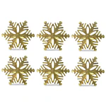 Gold Snowflake Napkin Ring (Set of 6)