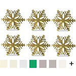 Gold Snowflake Napkin Ring (Set of 6)