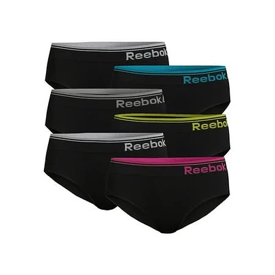 Reebok Women s Seamless Hipster  5-Pack  Sizes Small