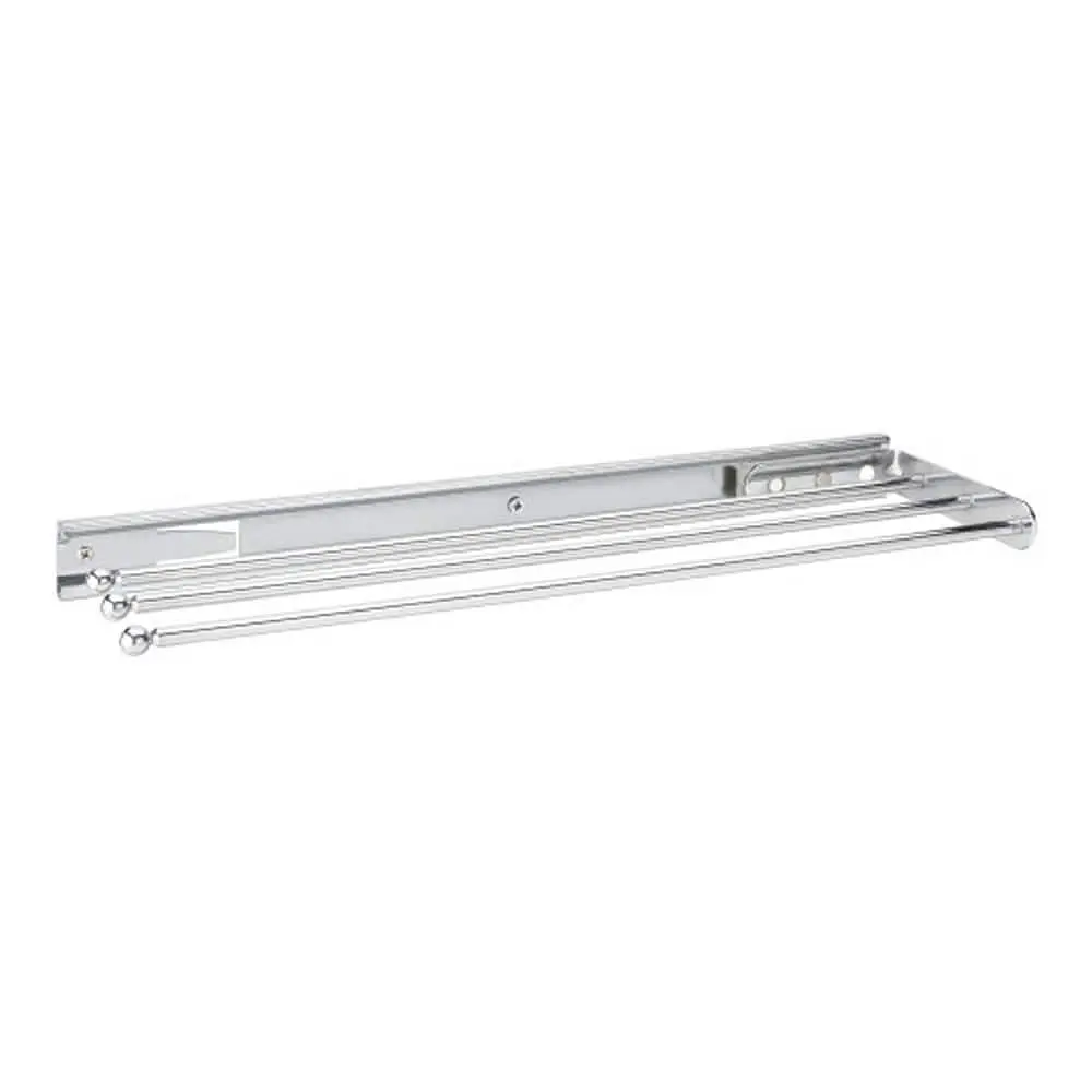 Rev-A-Shelf 563-47 C Under Cabinet Kitchen 3 Prong Pullout Towel Bar