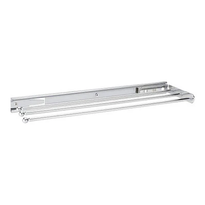 Rev-A-Shelf 563-47 C Under Cabinet Kitchen 3 Prong Pullout Towel Bar