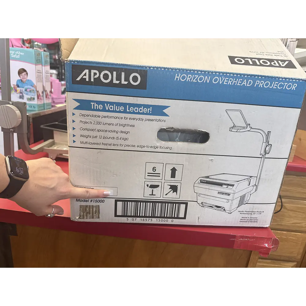 Apollo Horizon 15000 series Overhead Projector (open box)