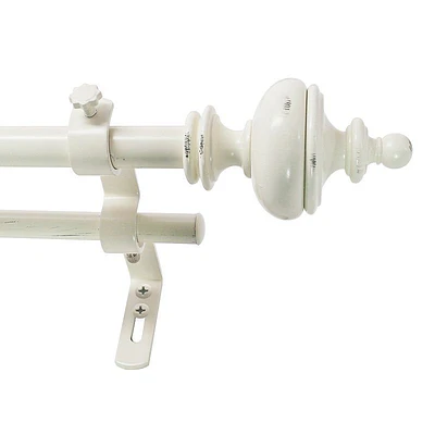 Montevilla 5/8  Urn Double Curtain Rod Set