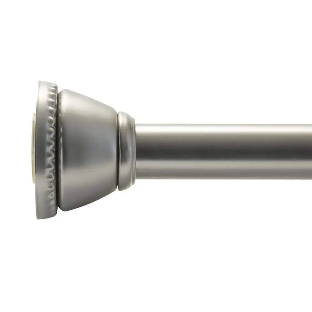 Bath Bliss 42 -72  Iron Tension Shower Rod in Satin Nickel