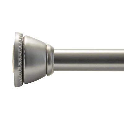Bath Bliss 42 -72  Iron Tension Shower Rod in Satin Nickel
