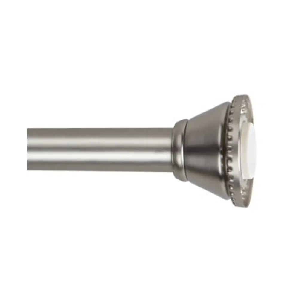 Bath Bliss 42 -72  Iron Tension Shower Rod in Satin Nickel