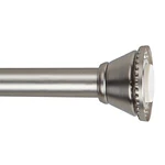 Bath Bliss 42 -72  Iron Tension Shower Rod in Satin Nickel