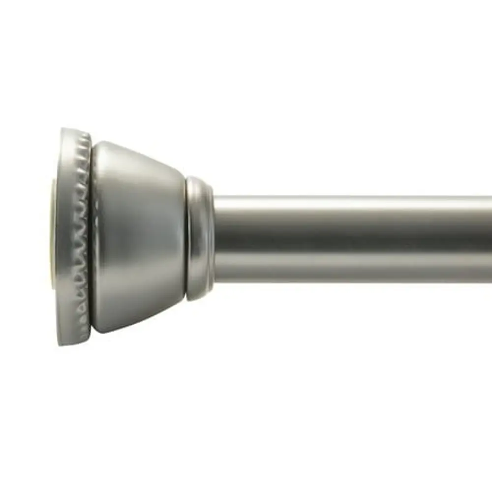 Bath Bliss 42 -72  Iron Tension Shower Rod in Satin Nickel