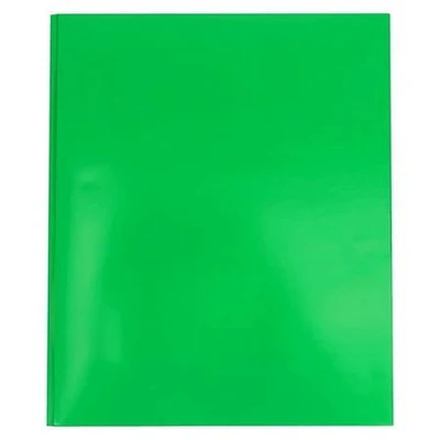 2 Pocket with Prongs Paper Folders - Green