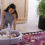 Lulyboo Indoor/Outdoor Cuddle and Play Lounge and Nest - Bubble