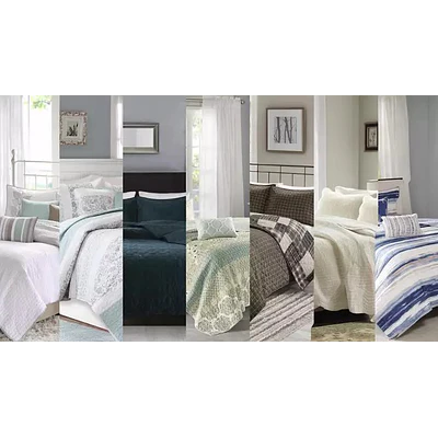 Madison Park Vancouver Reversible Coverlet Set